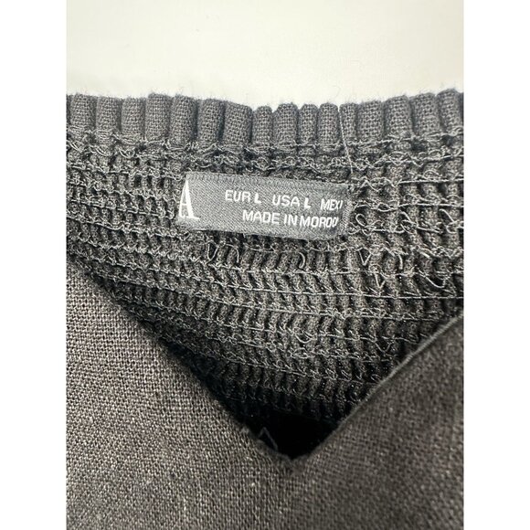 Zara Black Sweetheart Neckline Crop Top Tank Womens Large Adjustable - Picture 8 of 12